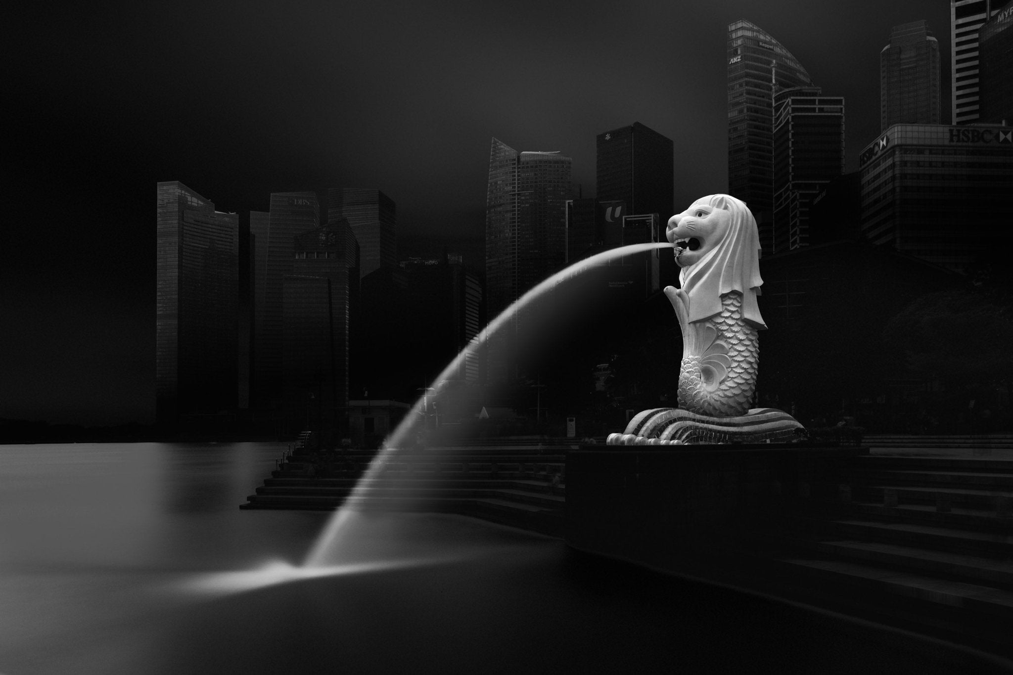 Merlion - Singapore - Yaopey Fine Art - 