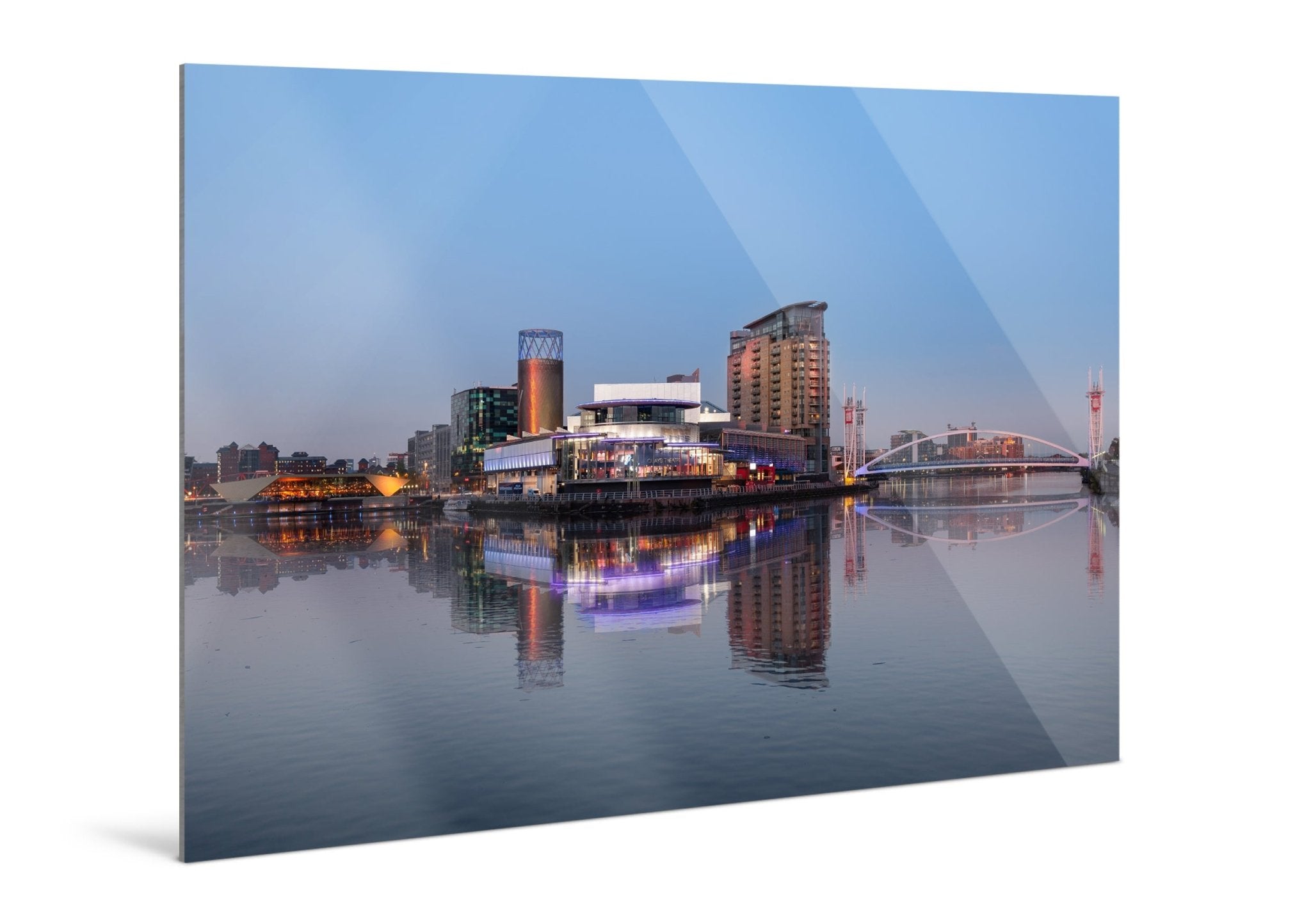 Reflections II - Salford Quay - Yaopey Fine Art - 
