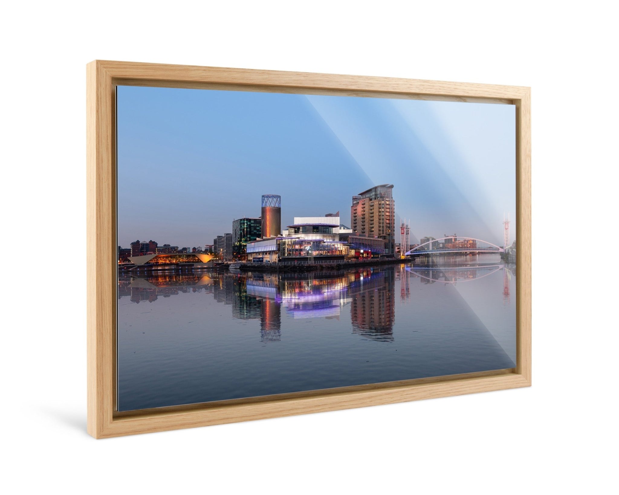 Reflections II - Salford Quay - Yaopey Fine Art - 