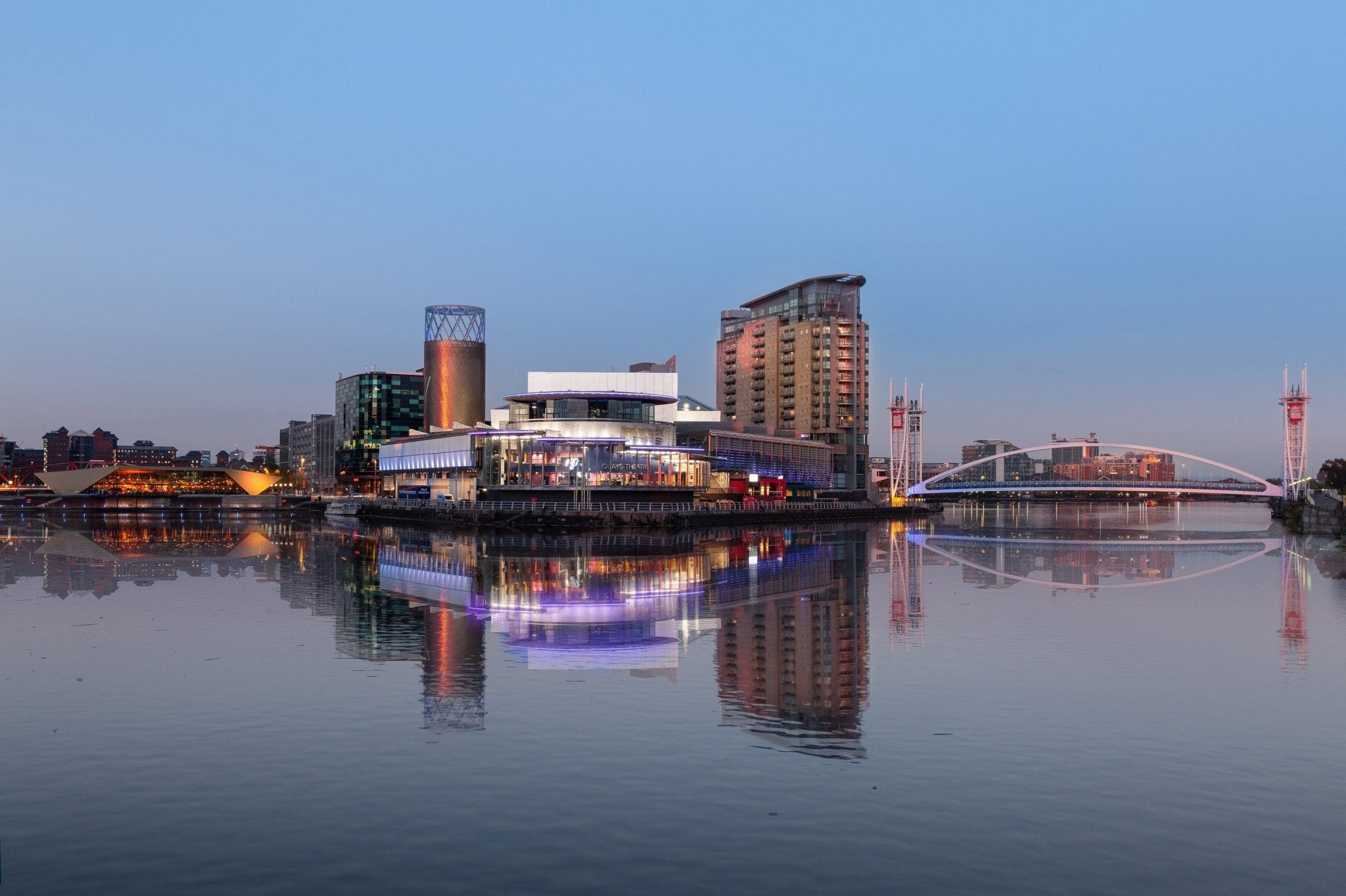 Reflections II - Salford Quay - Yaopey Fine Art - 