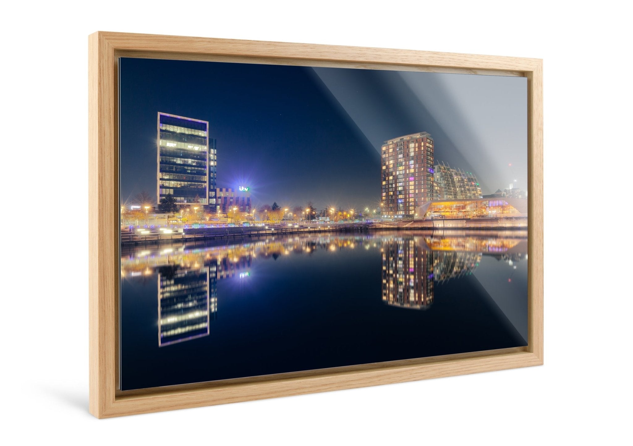 Reflections - Salford Quay - Yaopey Fine Art - 