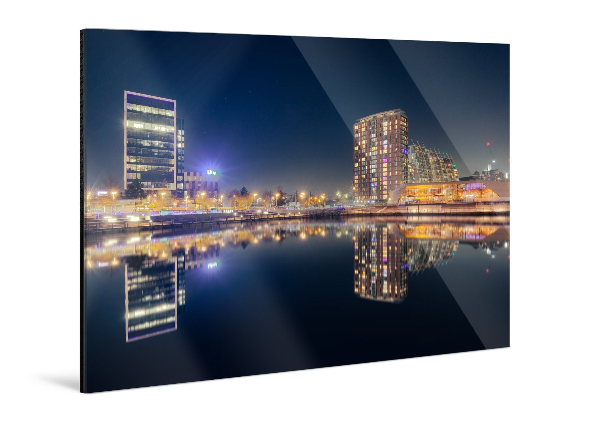 Reflections - Salford Quay - Yaopey Fine Art - 