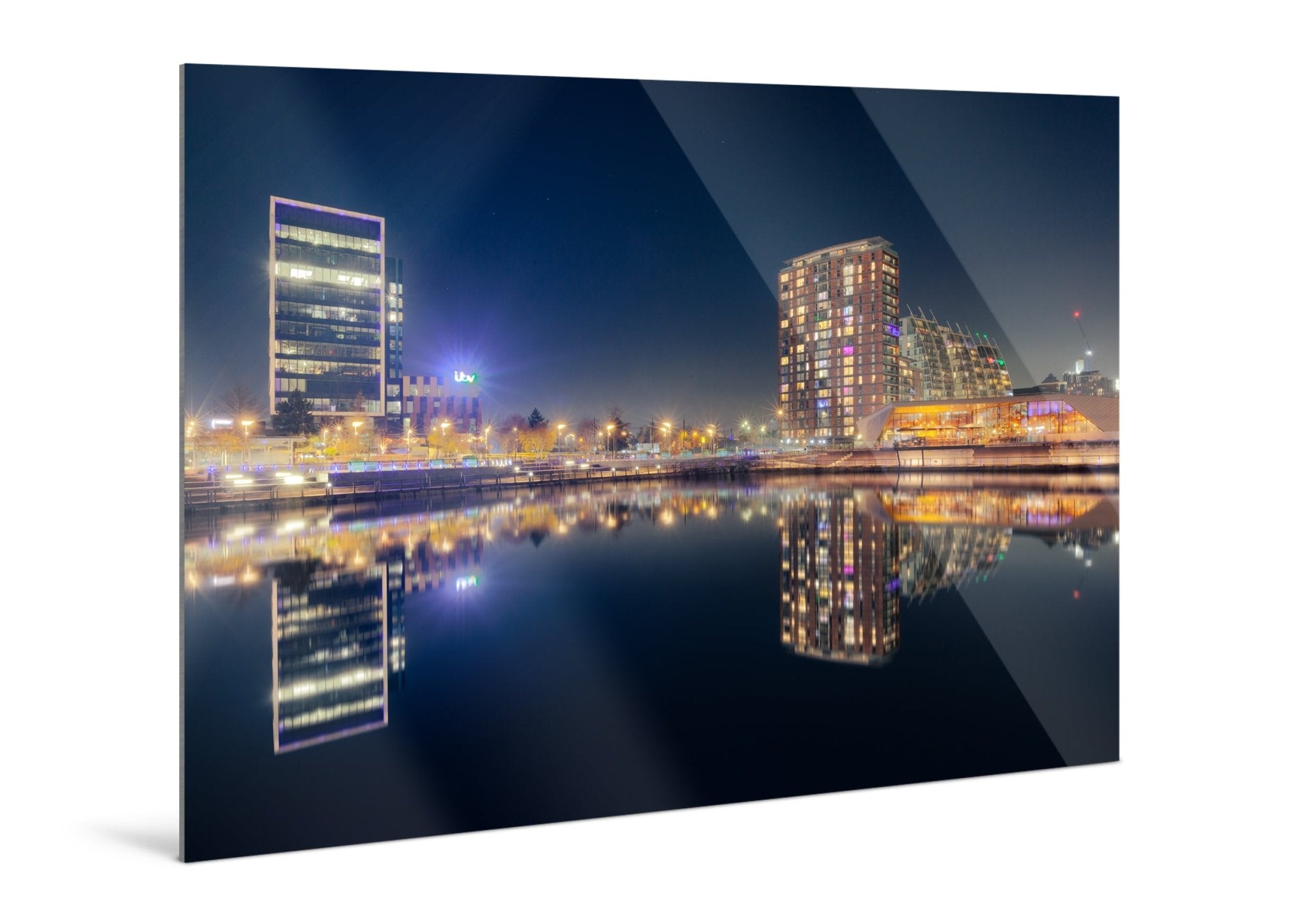 Reflections - Salford Quay - Yaopey Fine Art - 