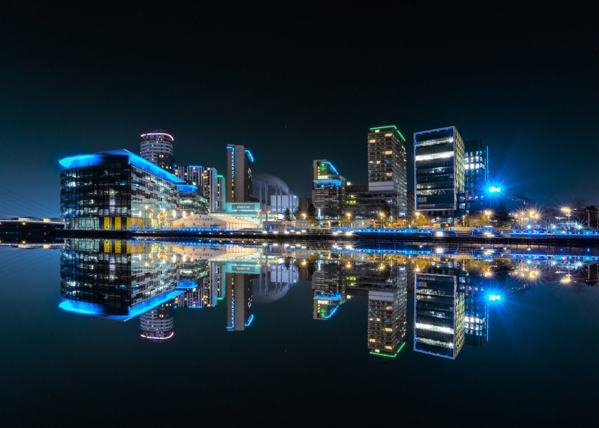 Reflections V - MediaCityUK - Yaopey Fine Art - 